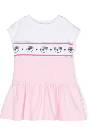 Chiara Ferragni Logo-detail cotton dress