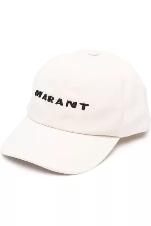 Isabel Marant Men Caps - Embroidered-logo cotton cap