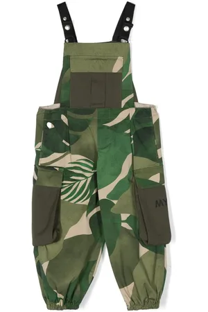 Army print hot sale dungarees