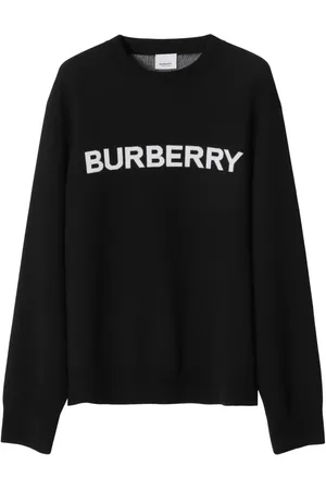 Burberry Intarsia-knit logo jumper