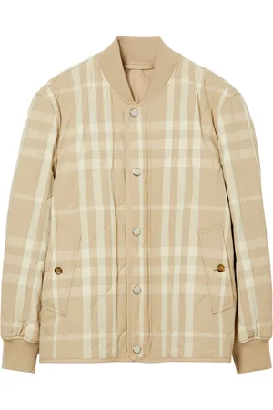 Burberry Checked quilted jacket