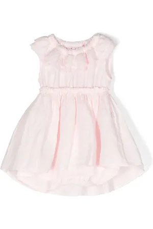 Il gufo Ruffled-detail flared dress