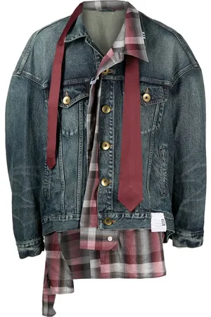 Maison Mihara Yasuhiro Mix-layerd denim jacket