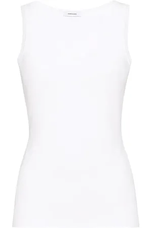 Salvatore Ferragamo Scoop-neck tank top
