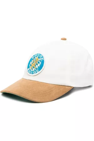 Rhude Men Caps - Logo-patch cotton-blend cap