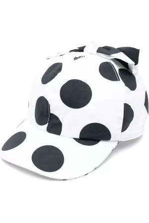 MONNALISA Girls Caps - Polka dot-print cotton cap