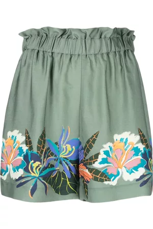 Scotch&Soda High-waisted floral-print shorts