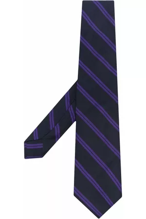BARBA Men Bow Ties - Striped silk tie