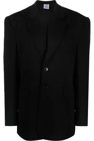 Vetements Padded shoulders single-breasted blazer