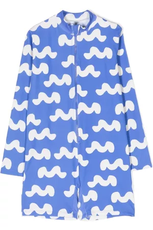 Bobo Choses Girls Jumpsuits - All-over graphic-print jumpsuit