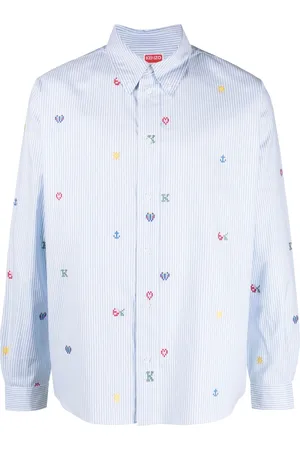 Kenzo Pixel striped shirt