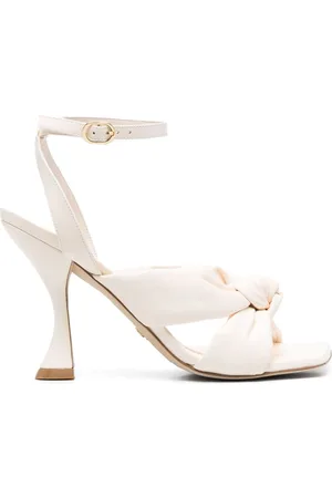 Stuart Weitzman Knot-detail leather sandals