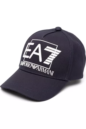 EA7 Embossed-logo baseball cap