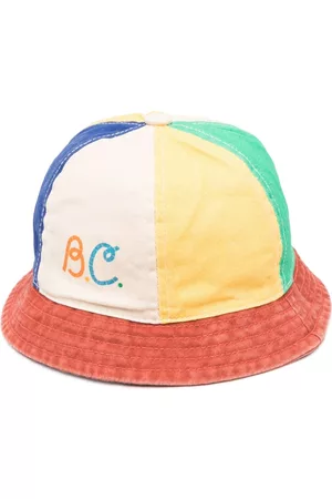 Bobo Choses Boys Hats - Colour-block cotton bucket hat