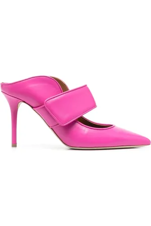 MALONE SOULIERS Pointed-toe leather mules