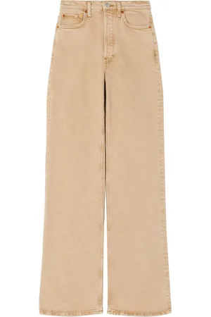 RE/DONE High-waisted straight-leg jeans