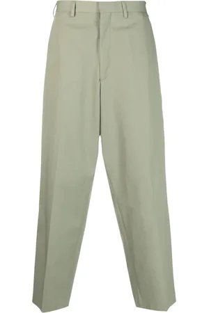 Etudes Wide-leg cotton cropped trousers