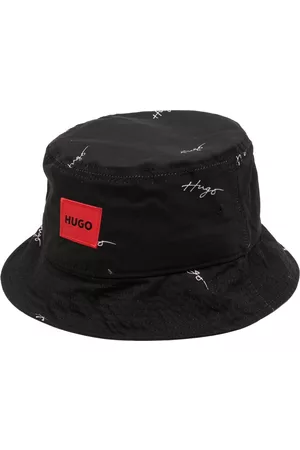 HUGO BOSS Men Hats - Logo-patch bucket hat