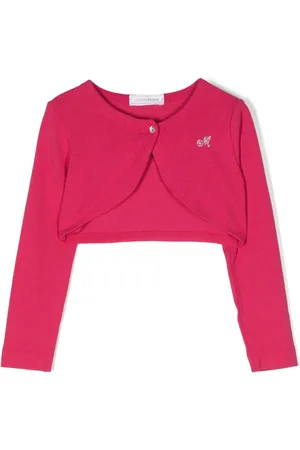 MONNALISA Rounded cover-up cardigan