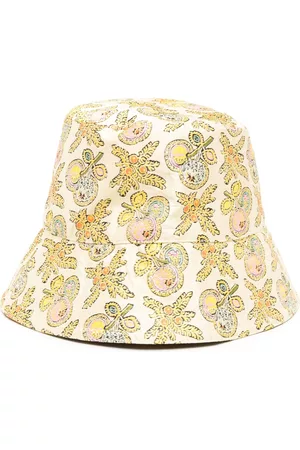 Etro Women Hats - Graphic-print logo-patch bucket hat
