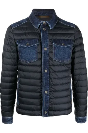 MOORER Crespi padded shirt jacket