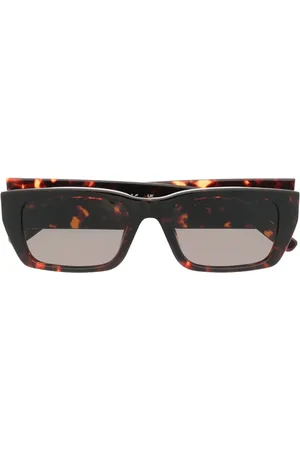 Palm Angels Tortoiseshell-effect square-frame sunglasses