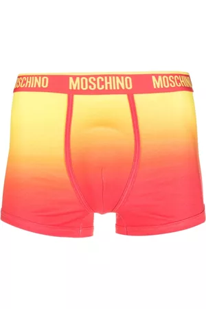 Moschino Men Boxer Shorts - Logo-waistband ombré boxer shorts