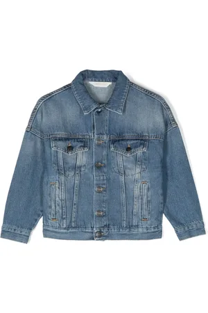 Palm Angels Logo-print denim jacket