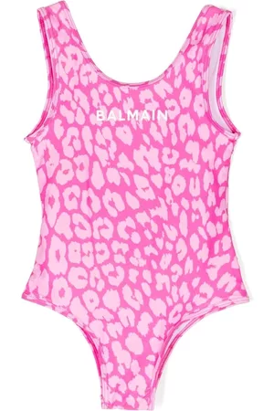 Balmain Leopard-print swimsuit