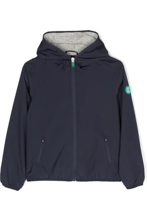 save the duck Logo-detail hooded jacket