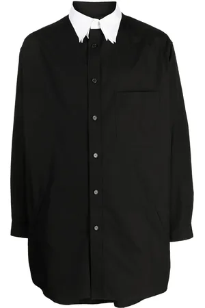 YOHJI YAMAMOTO Stacked-collars long-sleeve shirt