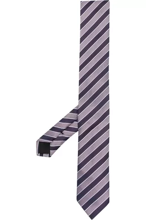 HUGO BOSS Diagonal-stripe pattern tie