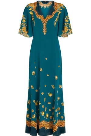 Etro Floral-print silk dress