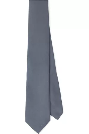 Prada Logo-embroidered silk tie