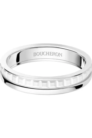 Boucheron 18kt white gold Quatre Double White Edition wedding band ring