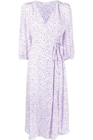 P.A.R.O.S.H. Floral-print wrap dress