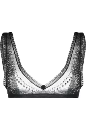 Paco rabanne Bead-embellished bra