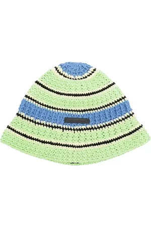 Stella McCartney Crochet knit cotton bucket hat