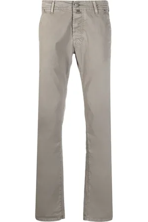 Jacob Cohen Scarf-detail straight-leg trousers