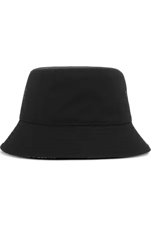 Burberry Embroidered-logo bucket hat