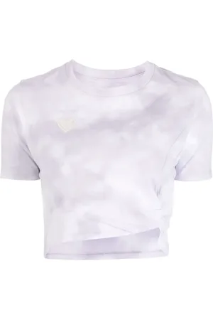 Musium Div. Logo-appliqué tie-dye T-shirt