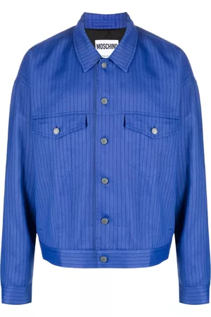 Moschino Stripe-pattern denim jacket
