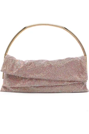 BENEDETTA BRUZZICHES Crystal-embellished shoulder bag