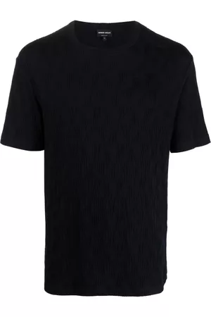 Armani Textured short-sleeved T-shirt
