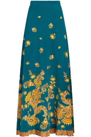 Etro Baroque-print long skirt