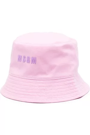 Msgm Embossed-logo bucket hat