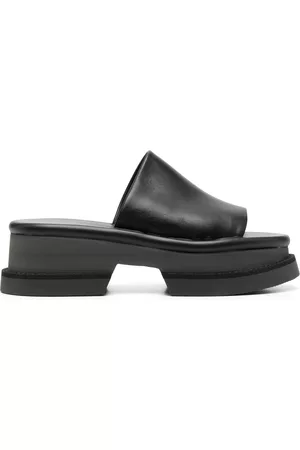 Robert Clergerie Faith platform leather mules
