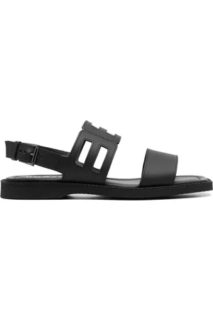 Hogan Cut-out leather sandals