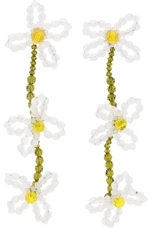 Simone Rocha Floral-motif drop earrings