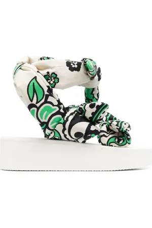 RED(V) 50mm platform sandals